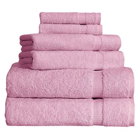 Pink bath towel sold on alibaba.com can be packaged as gift sets of different sizes and colors. SALBAKOS 6pc Bath Towel Set 2xBT 2xHT 2xWC (6 Piece Set ...