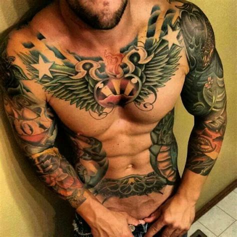 Chest Tattoos For Men Chest Tattoo Men Tattoos For Guys Cool Chest