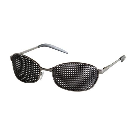 Metal Pinhole Glasses 420 Lap Quadratic Pattern