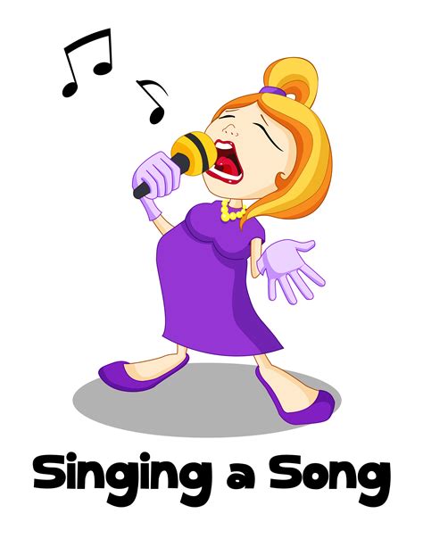 Choir Singing Clipart Black And White Clip Art Library