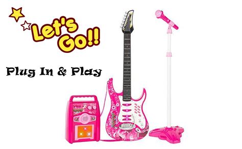 Imeshbean Electric Toy Guitar Kit Toy Play Set For Kids