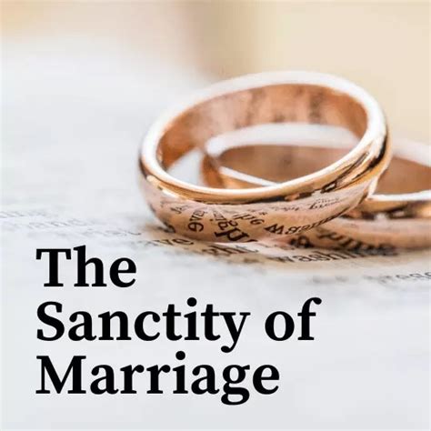 The Sanctity Of Marriage Handout Drgeorgej