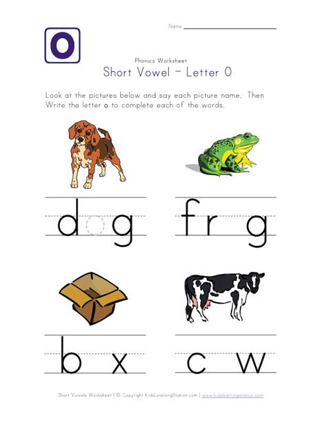 31 Short O Sound Phonics Worksheets Free Download Pdf Doc Zip