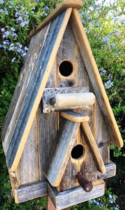 Pin On Rustic Birdhouses