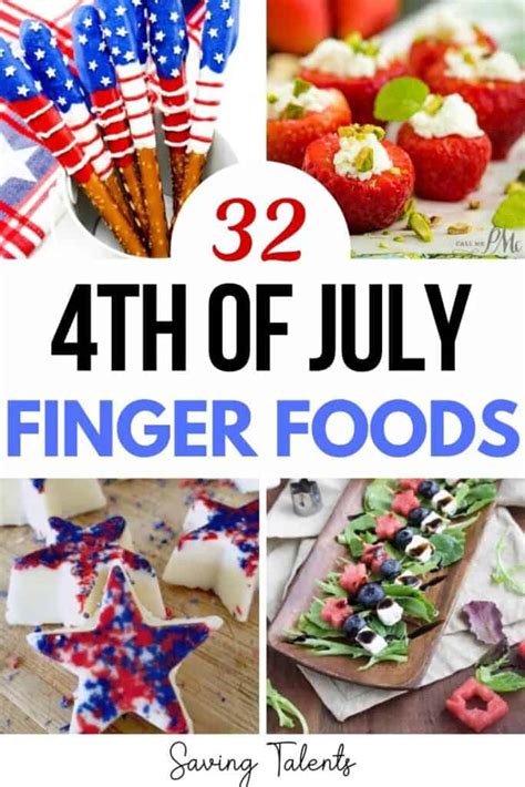 32 Patriotic Finger Food For The 4th Of July Saving Talents