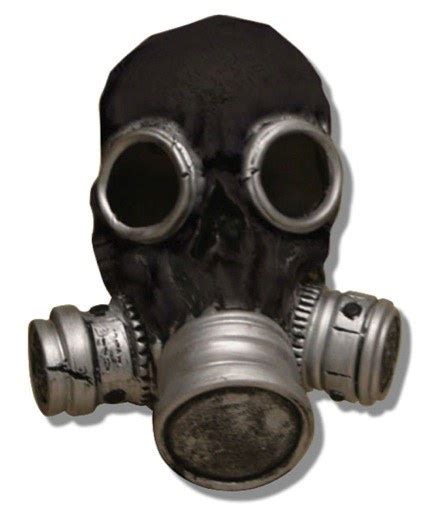 Zombie Gas Mask Black