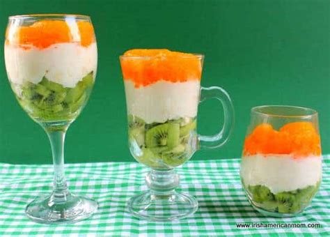 You probably already knew this? Irish Flag Fruit And Cream Parfait | Irish American Mom