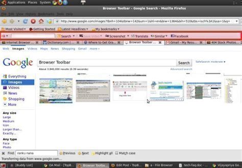 Browser Toolbar Tech Faq