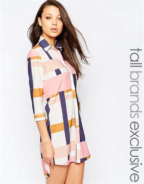 Image 1 Of Alter Tall Oversized Graphic Printed Shirt Dress Latest Fashion Clothes Latest