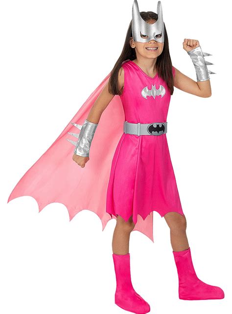 Megastoere Roze Batgirl Superheldin Meisje Kostuum