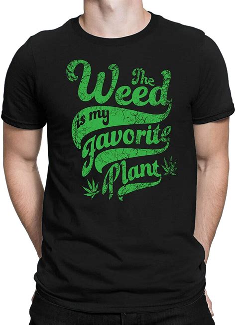 Weed Favorite Plant Mens Fun T Shirt 420 Kush Thc Cannabis Marijane