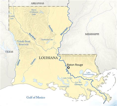 The Ultimate Guide To The Map Of Louisiana Rivers In 2023 World Map