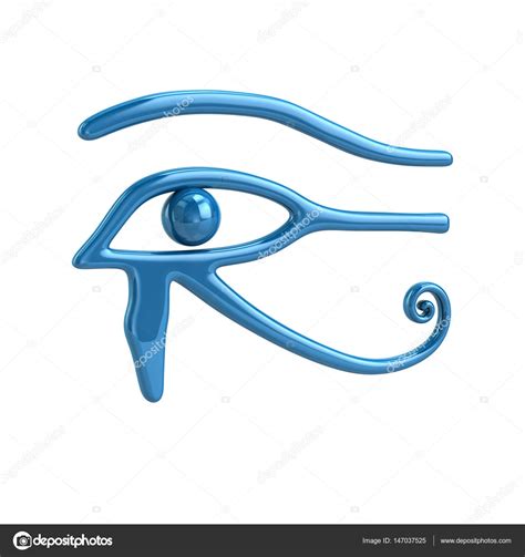 Blue Eye Of Horus Symbol Stock Photo By ©valdum 147037525