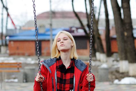 Portraits Of Blonde Girl By Sveta Sh