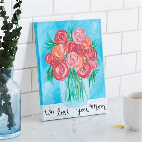 Mother S Day Floral Canvas Painting Michaels