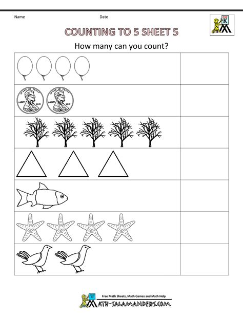 Skip counting worksheets get your kid to count by twos, fives, tens, and more. Pre K Number Worksheets Free - free preschool kindergarten ...