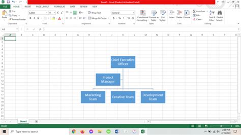 How To Create An Org Chart In Excel Venngage