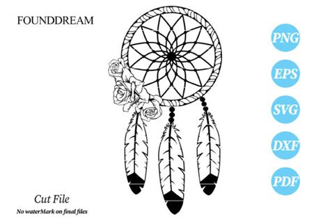 Floral Dreamcatcher Svg Cut File Graphic By Foundream Creative Fabrica