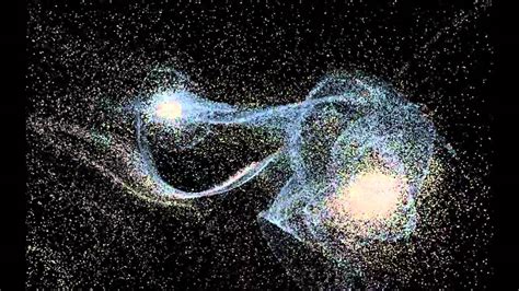 Andromeda Milky Way Collision Simulation Youtube