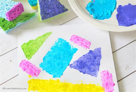 Diy Sponge Stamps For Kids