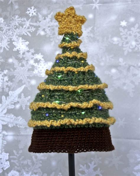Christmas Tree Hat Free Crochet Pattern And Tutorial