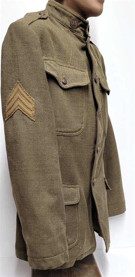 Ww1 2nd Infantry Division 3rd Bn 9th Inf Regt Tunic With Indianhead