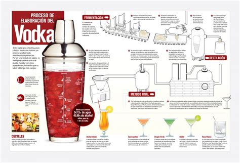 Infografía Sobre El Vodka Como Se Elabora
