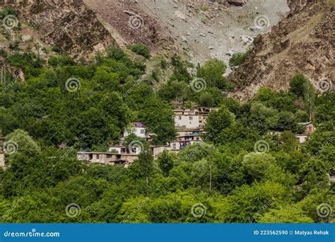 Small Village In Badakhshan Province Of Afghanist Stock Photo Image
