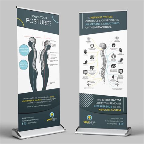 Postural Assessment Chiropractic Roll Up Banner