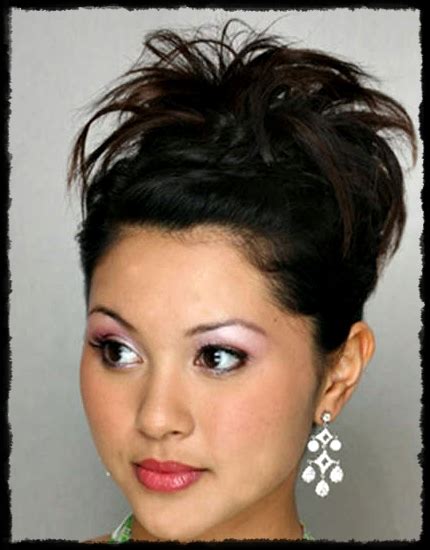 Here's how i did it. 9 Cute Super Easy Updos for Short Hair - Hair Fashion Online