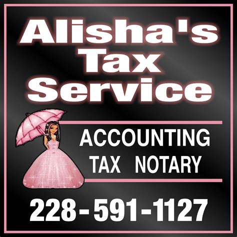 alisha s accounting and tax service vancleave ms