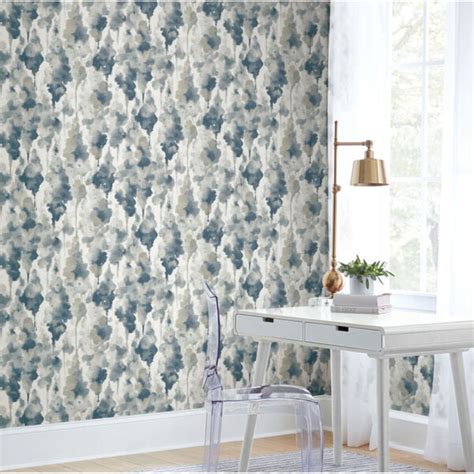 York Wallcoverings Candice Olson Modern Nature 2nd Edition Navy Mirage
