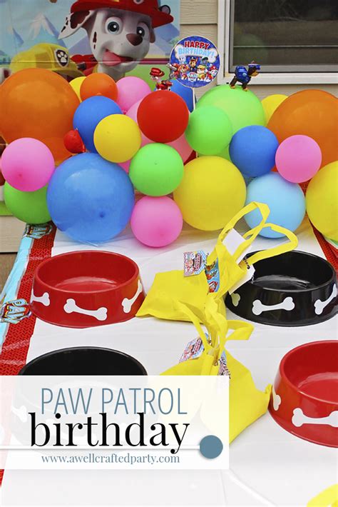 Paw Patrol Party 5th Birthday A Well Crafted Party