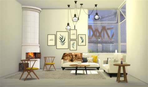 Sims 4 Cleo Living Room