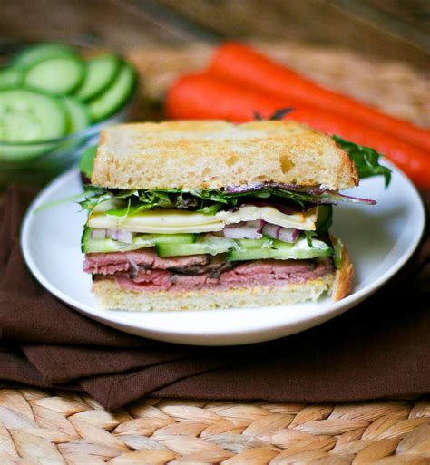 Roast beef is a traditional dish in english households, usually served on sundays. Roast Beef Sandwiches with Lemon Horseradish Mayonnaise ...