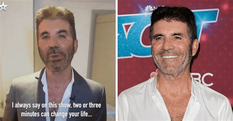 Whats Up With His Face Simon Cowells Flawless New Look Invites