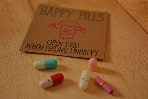 Happy Pills So Cute Little Pills With A Note Inside