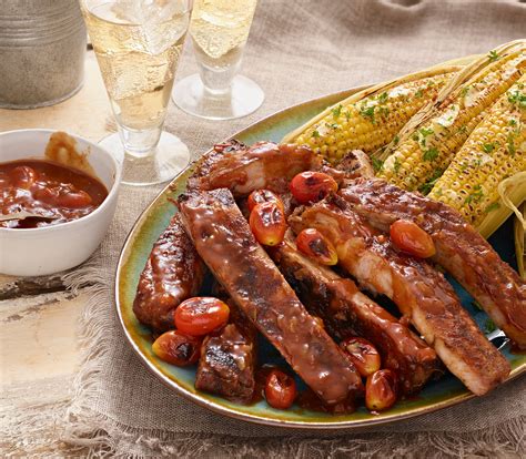 Southern Bbq Ribs With Grilled Sweetcorn I Love Cb Foods