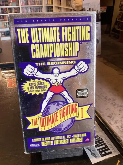 The Ultimate Fighting Championship I Ufc The Beginning Mma 1st One Vhs