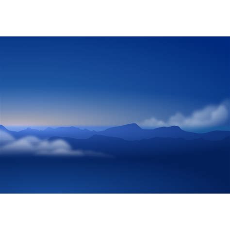 Blue Horizon Background Vector Image Free Svg