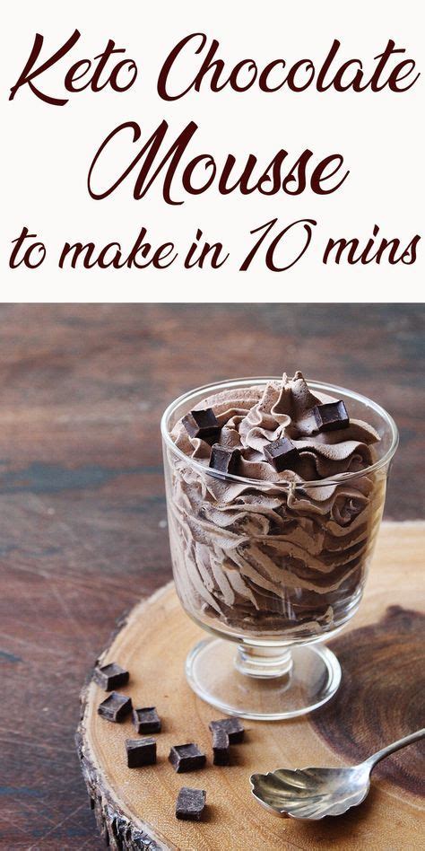 Everyone loves dessert, but finding the right recipe can be a challenge if you are cooking for someone with diabetes. Keto Chocolate Mousse | Recipe | Keto friendly chocolate ...