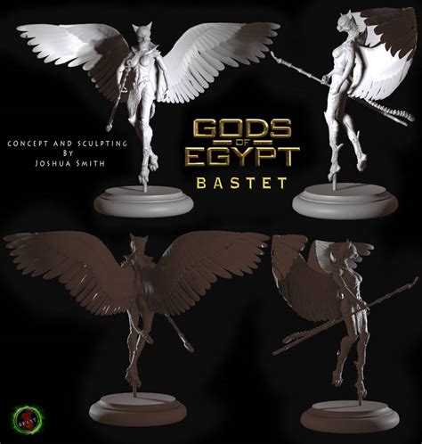 Gods Of Egypt Bastet 3d Model Concept By Joshuasmith85 On Deviantart