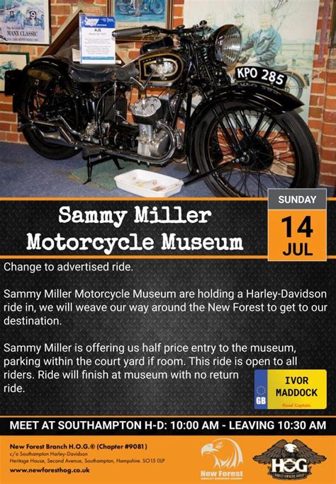 Sammy Miller Motorcycle Museum New Forest Chapter 9081