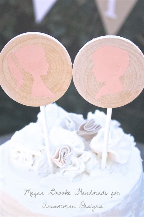 Diy Silhouette Cake Toppers