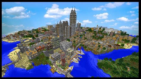 Kor Lky Neporu En V N Minecraft Large City Map Neposlu Nost T Stoviny Vn M N