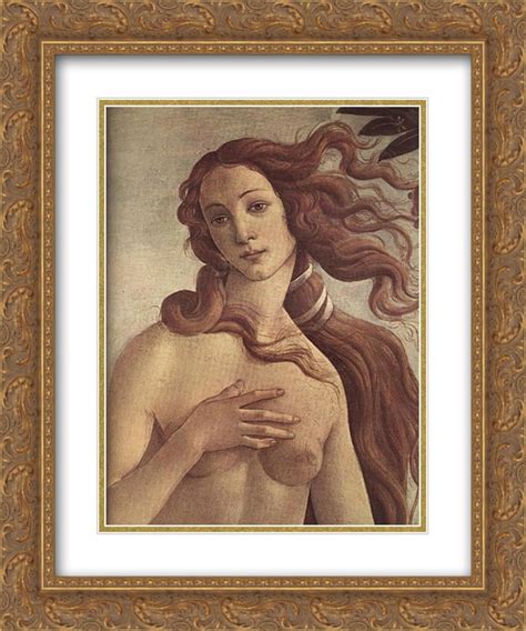 Sandro Botticelli 2x Matted 20x24 Gold Ornate Framed Art Print The Birth Of Venus [detail