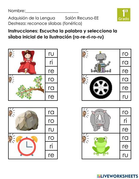 Atividades Com Ra Re Ri Ro Ru