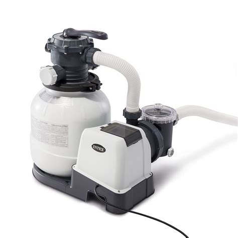 Intex 2100 Gph Above Ground Pool Sand Filter Pump With Automatic Timer