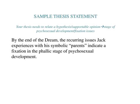 Ppt Sample Thesis Statement Powerpoint Presentation Free Download