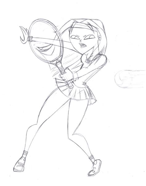 Tdi Jen Tennis Sketch By Cid Vicious On Deviantart